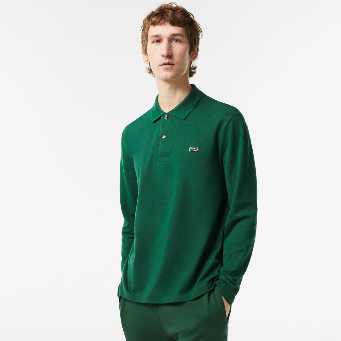 Lacoste Long-sleeve Klassische Fit L.12.12 Hemd Herren Grün | ROWQ-68792