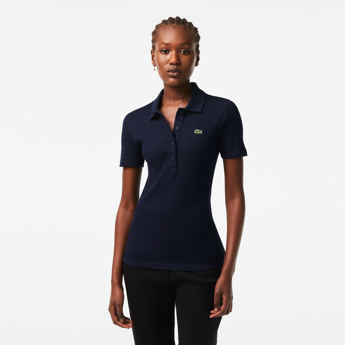 Lacoste Organic Baumwoll Polo Shirts Damen Navy Blau | MWPJ-75916