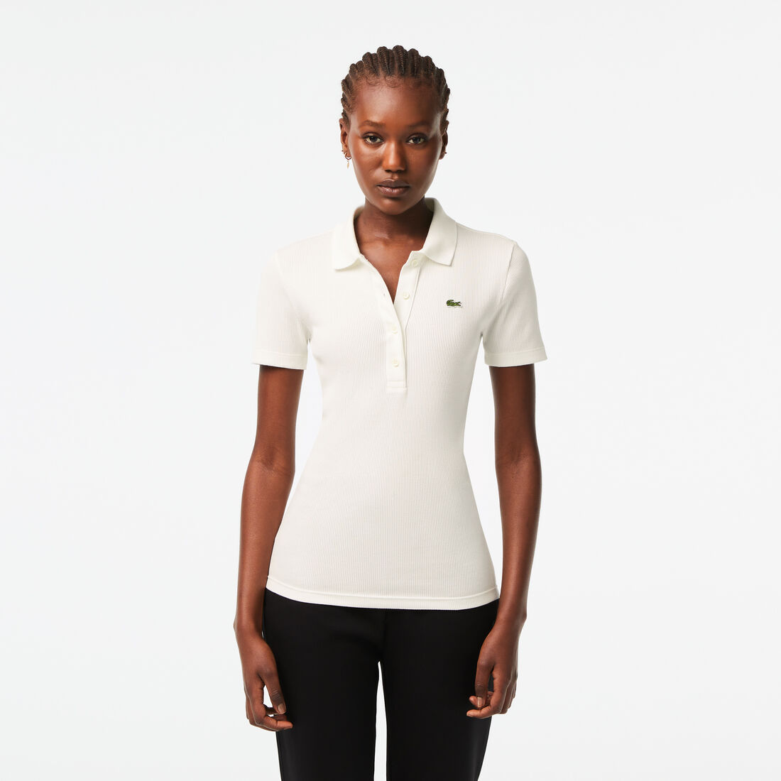 Lacoste Organic Baumwoll Polo Shirts Damen Weiß | YEOS-64297