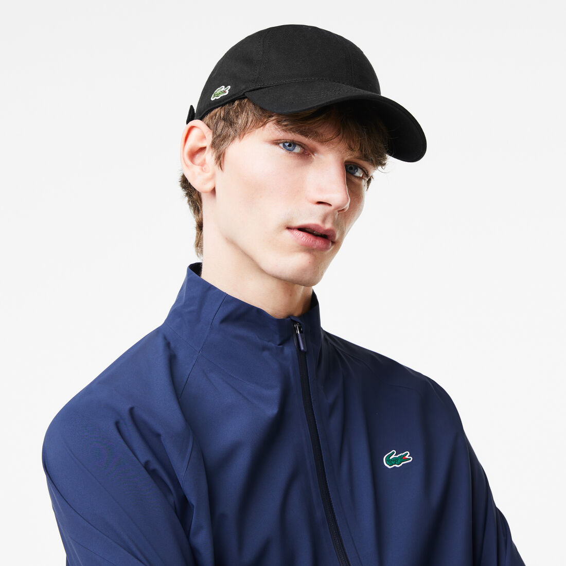 Lacoste Organic Baumwoll Twill Hüte Herren Schwarz | SWXI-98256