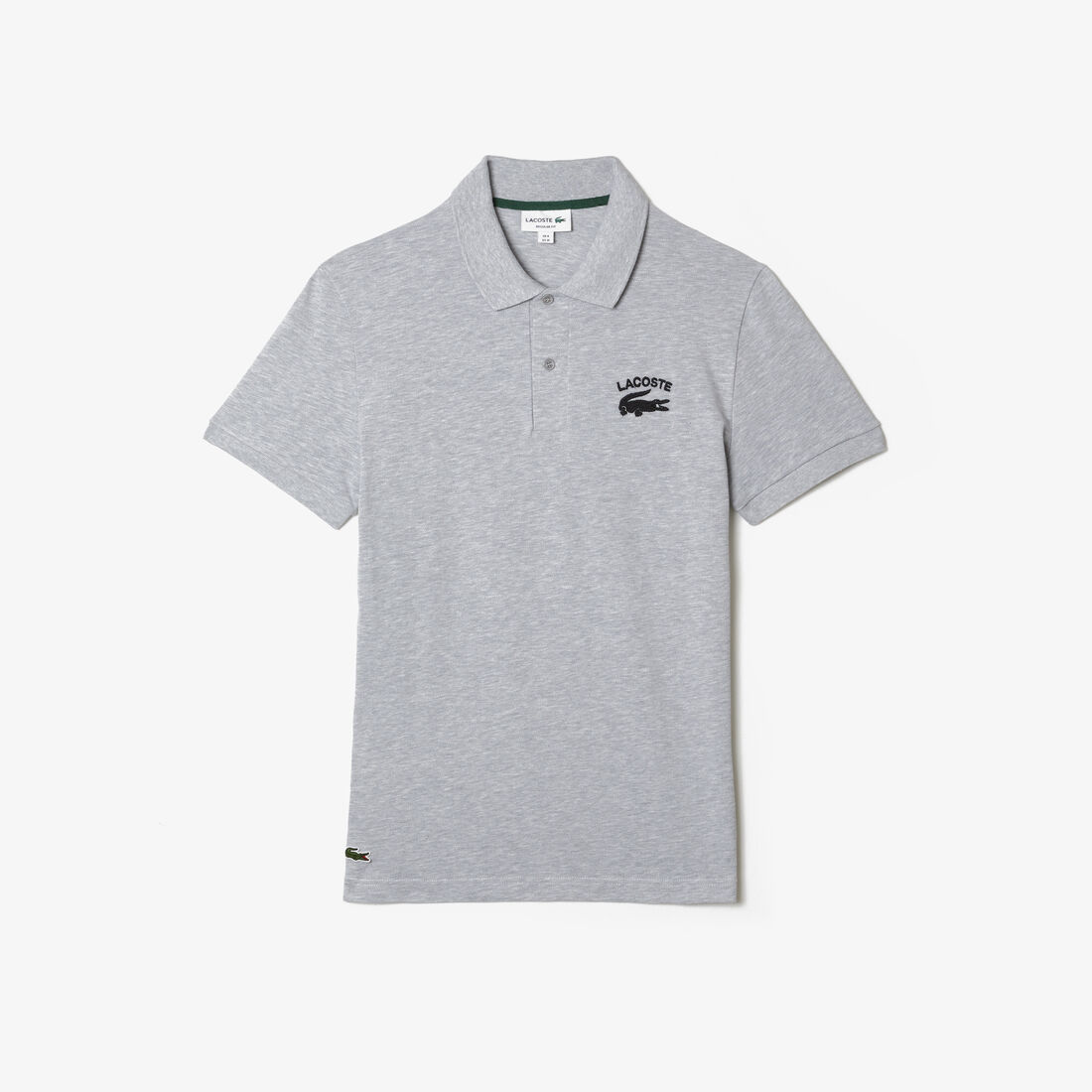 Lacoste Branded Stretch Mini Piqué Polo Shirts Herren Grau | AMFH-28791