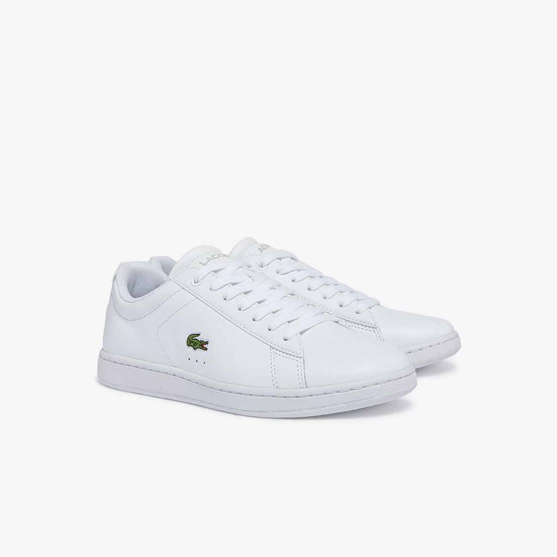 Lacoste Carnaby Evo Bl Leder And Synthetik Sneakers Damen Weiß | CPHY-43526