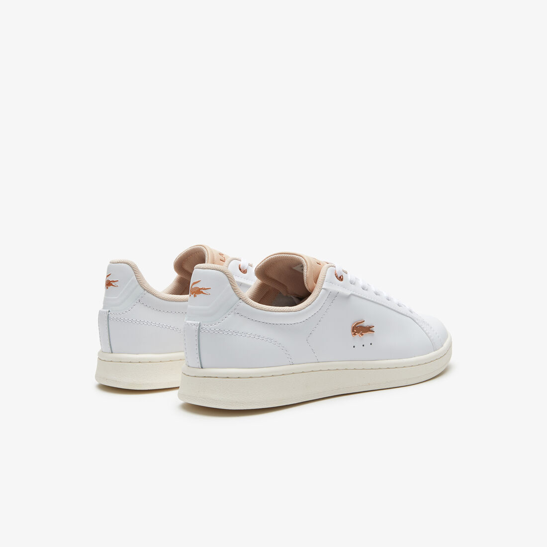 Lacoste Carnaby Pro Leder Sneakers Damen Weiß Weiß | TONL-30965