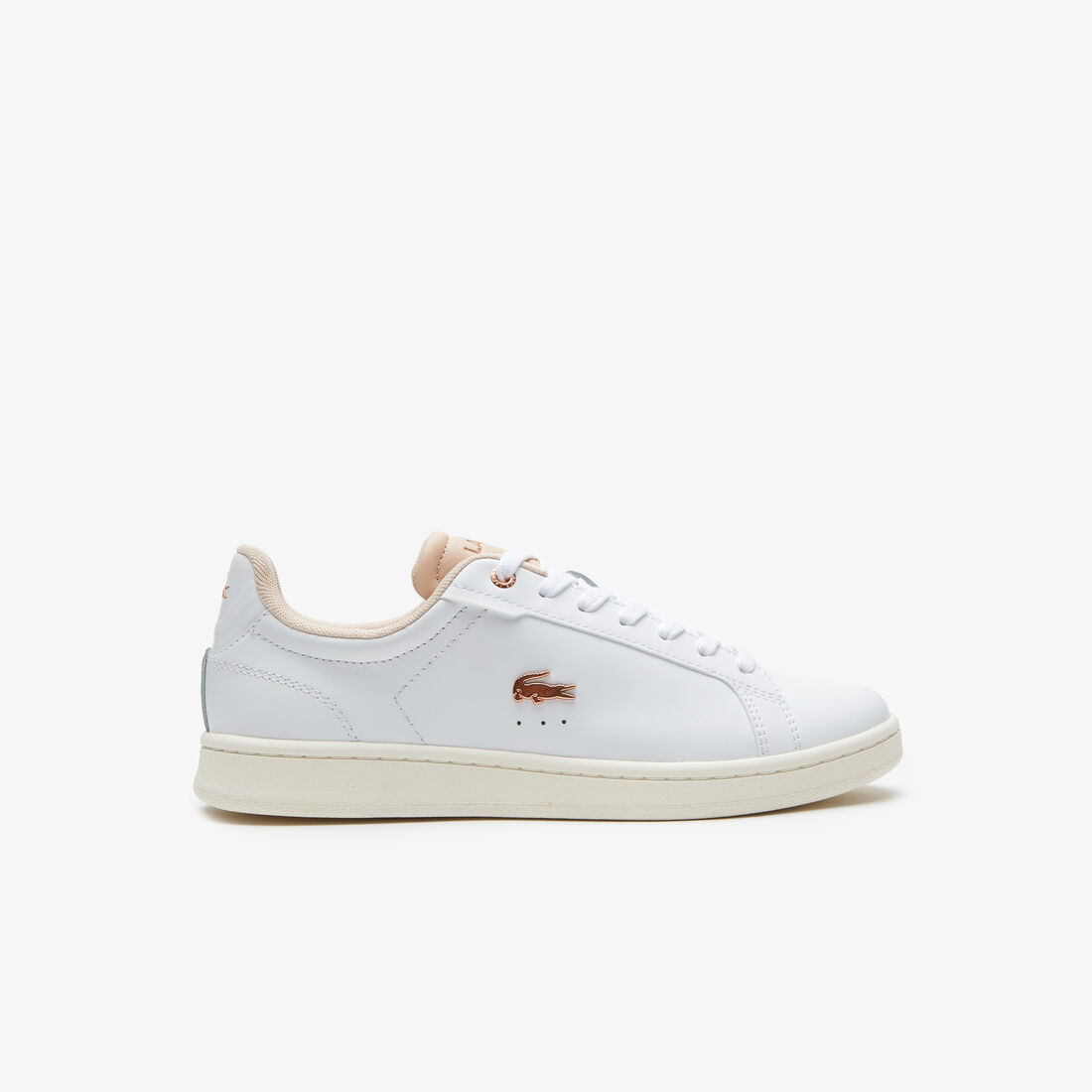 Lacoste Carnaby Pro Leder Sneakers Damen Weiß Weiß | TONL-30965