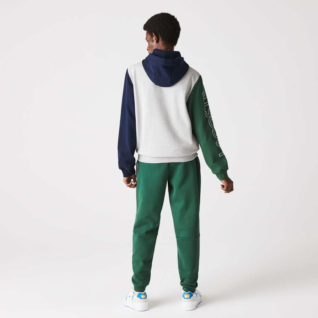 Lacoste Colour-block Zippered Fleece Hoodie Herren Mehrfarbig | ZICB-86590