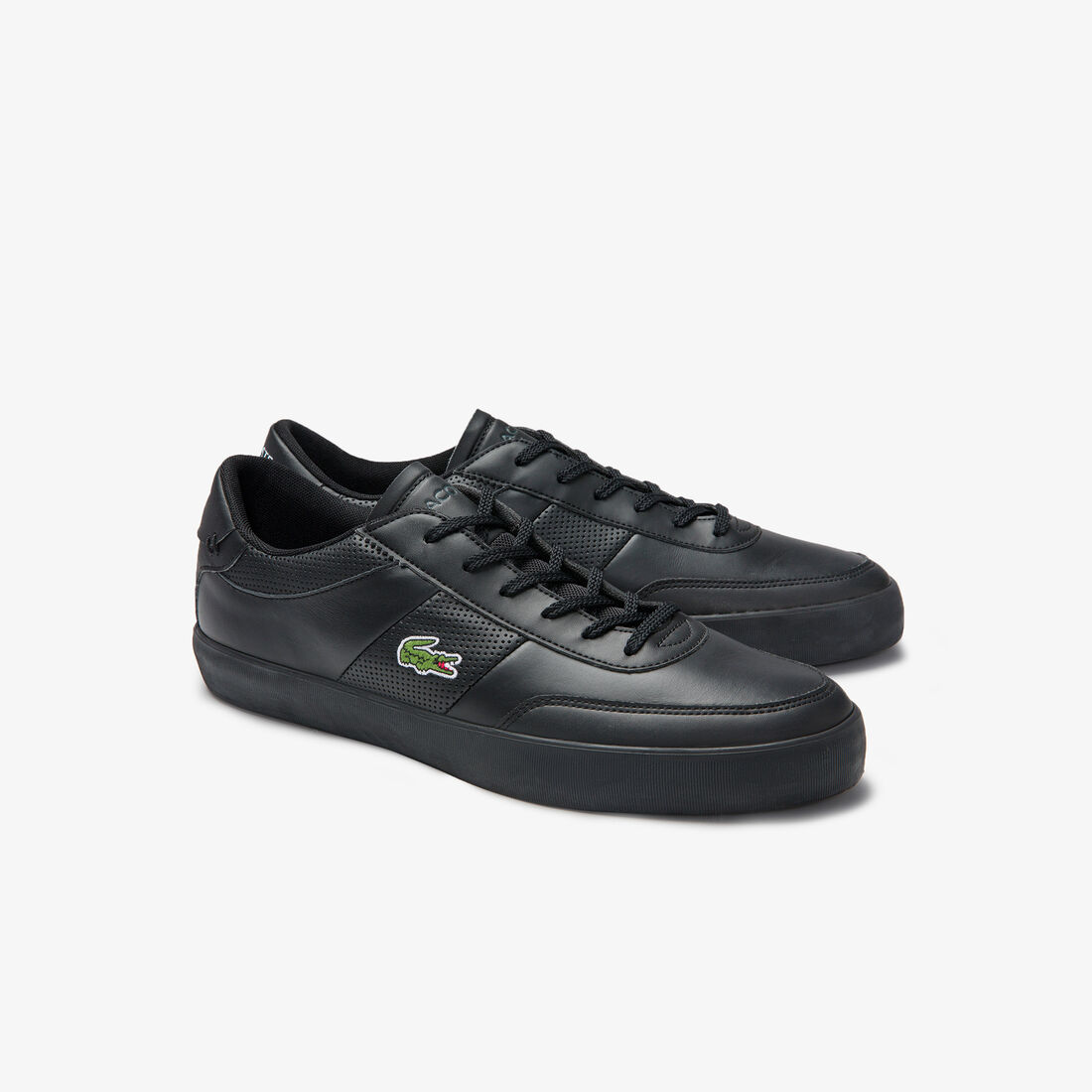 Lacoste Court-master Leder Sneakers Herren Schwarz | HEBC-21840