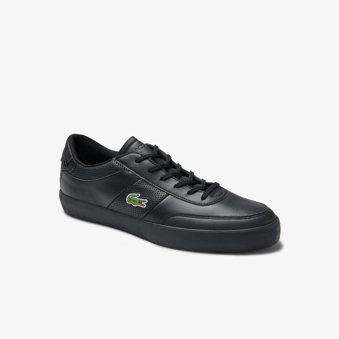 Lacoste Court-master Leder Sneakers Herren Schwarz | HEBC-21840