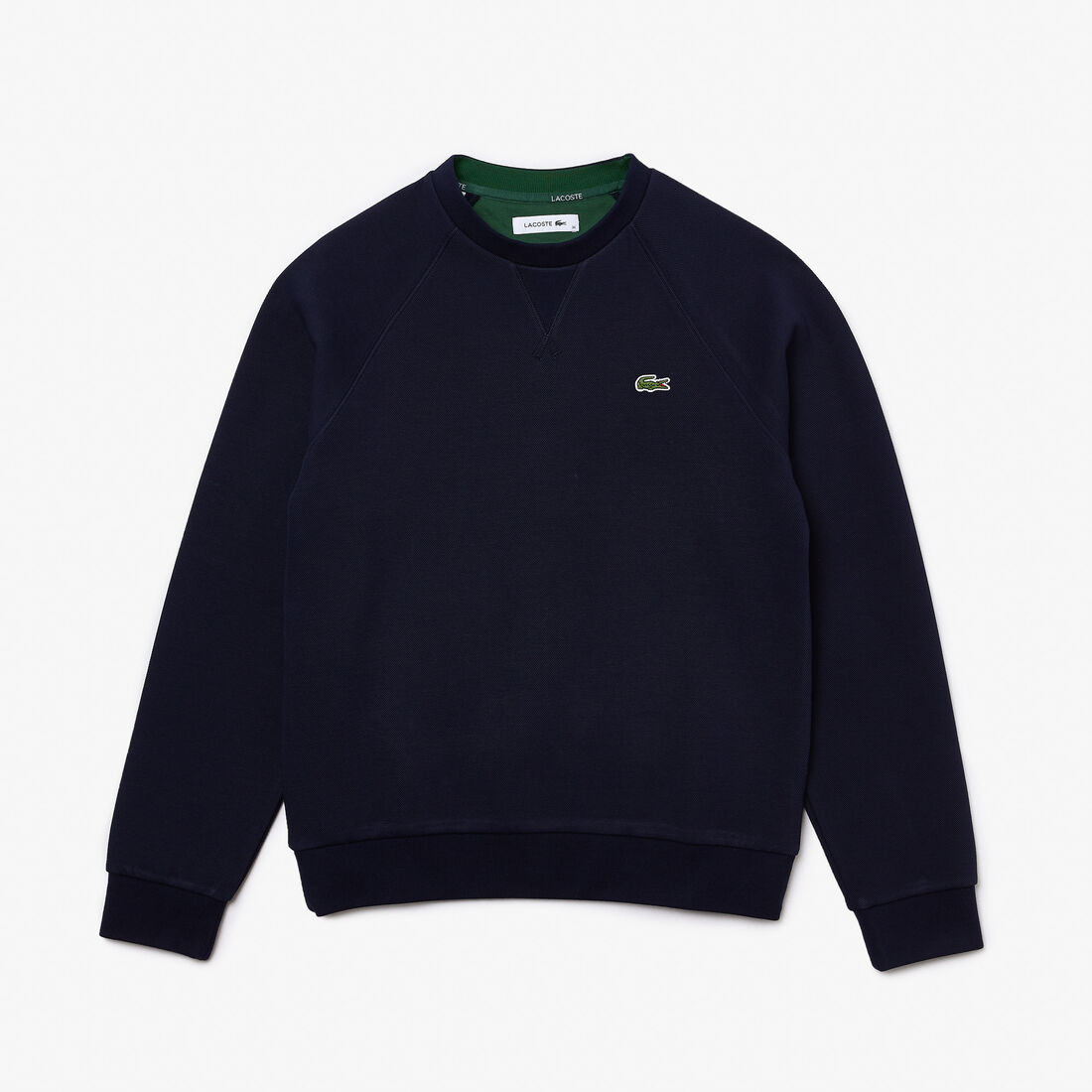 Lacoste Crew Neck Baumwoll Blend Sweatshirts Damen Navy Blau | XMRN-93574