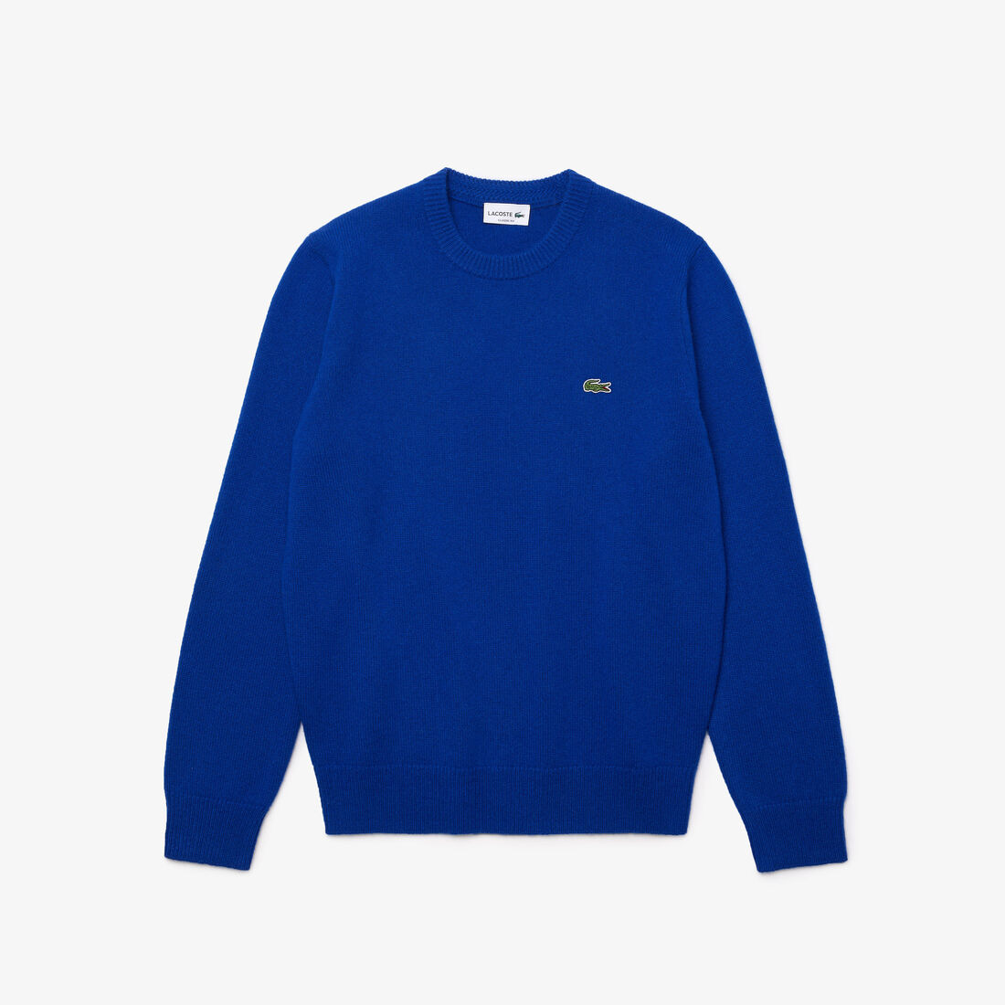 Lacoste Crew Neck Cashmere Pullover Herren Blau | QJGP-87231