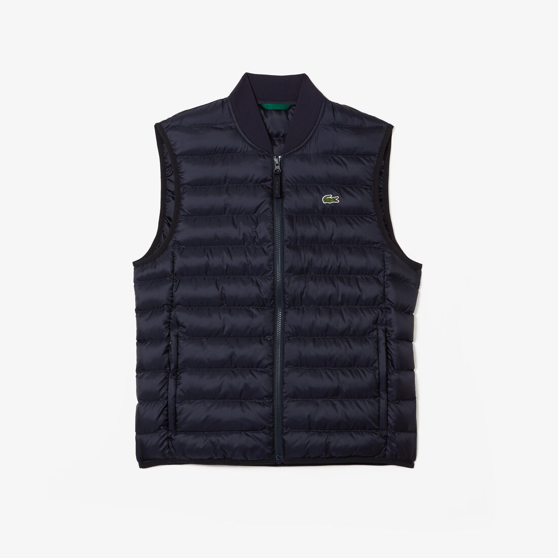 Lacoste Gepolstert Wasser-repellent Vest Jacke Herren Navy Blau | IELU-97203