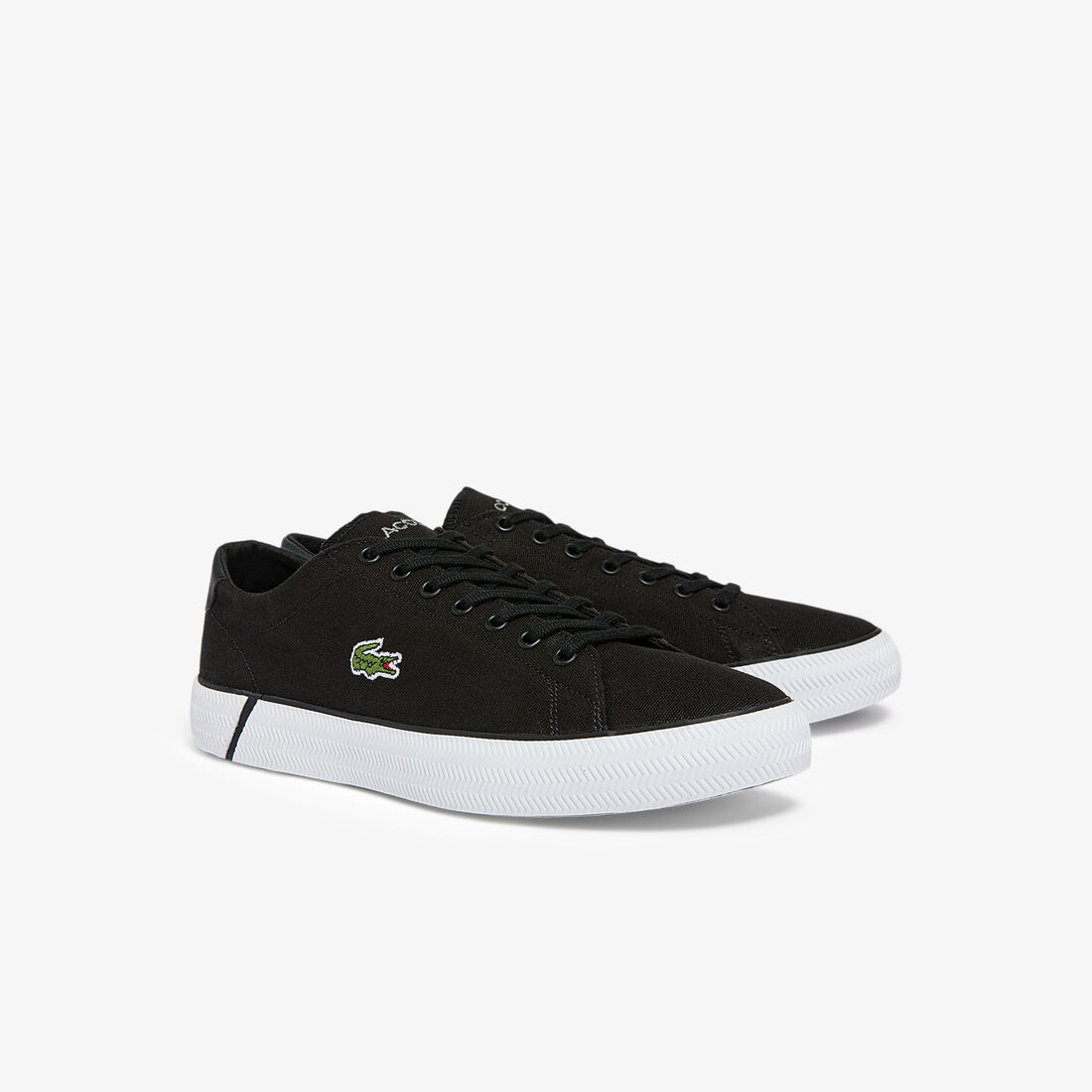 Lacoste Gripshot Textil Sneakers Herren Schwarz Weiß | WDSQ-93168