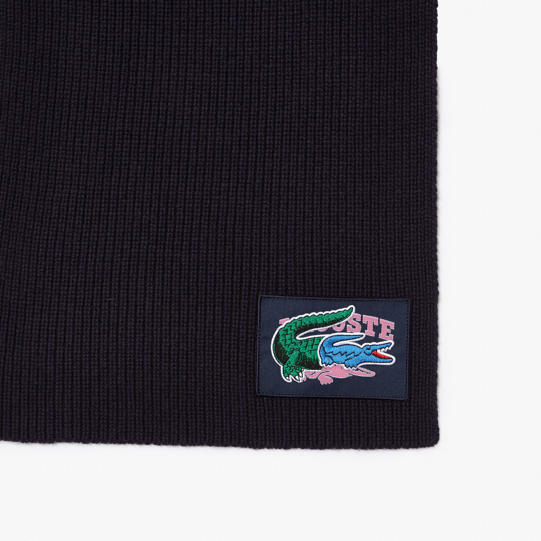 Lacoste Holiday Gerippt Wolle Beanie And Scarf Gift Hüte Herren Navy Blau | SEDF-41072