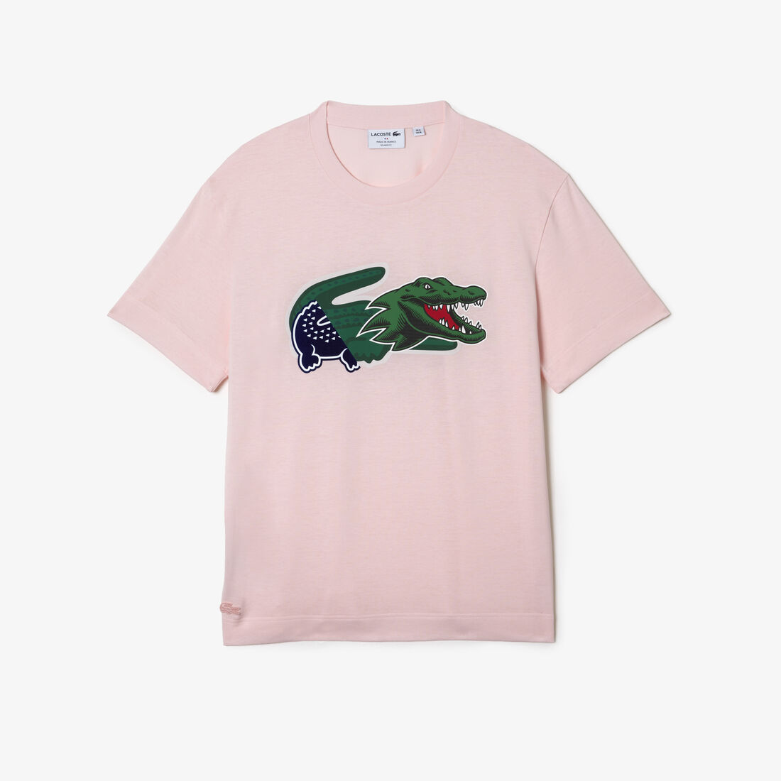 Lacoste Holiday Relaxed Fit Oversized Crocodile T-shirts Herren Hellrosa | XIJL-17532