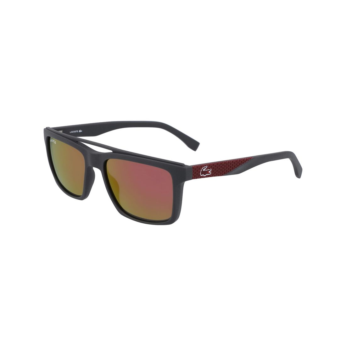 Lacoste Injected Sonnenbrille Herren Grau | UQSN-91740