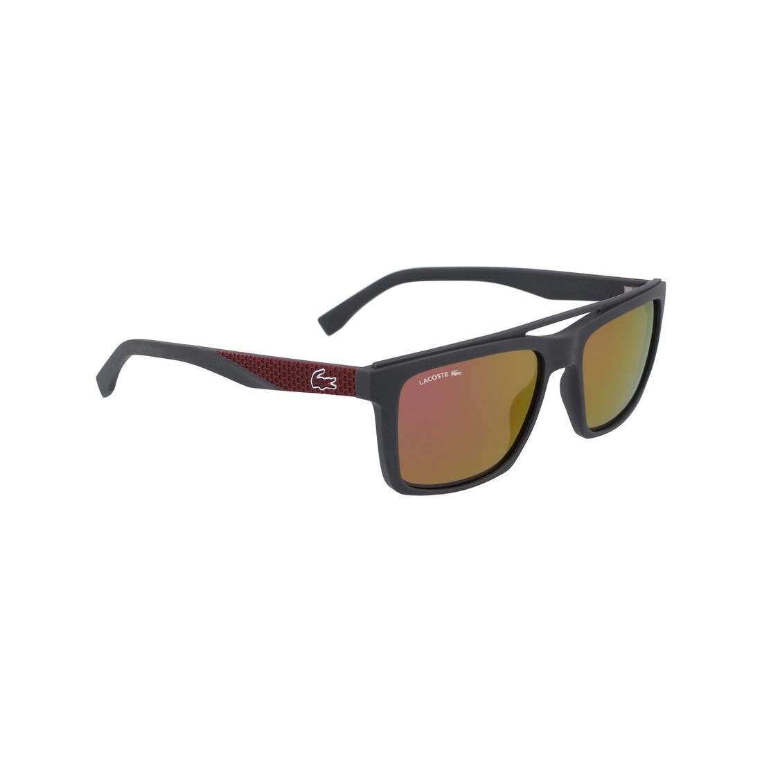 Lacoste Injected Sonnenbrille Herren Grau | UQSN-91740