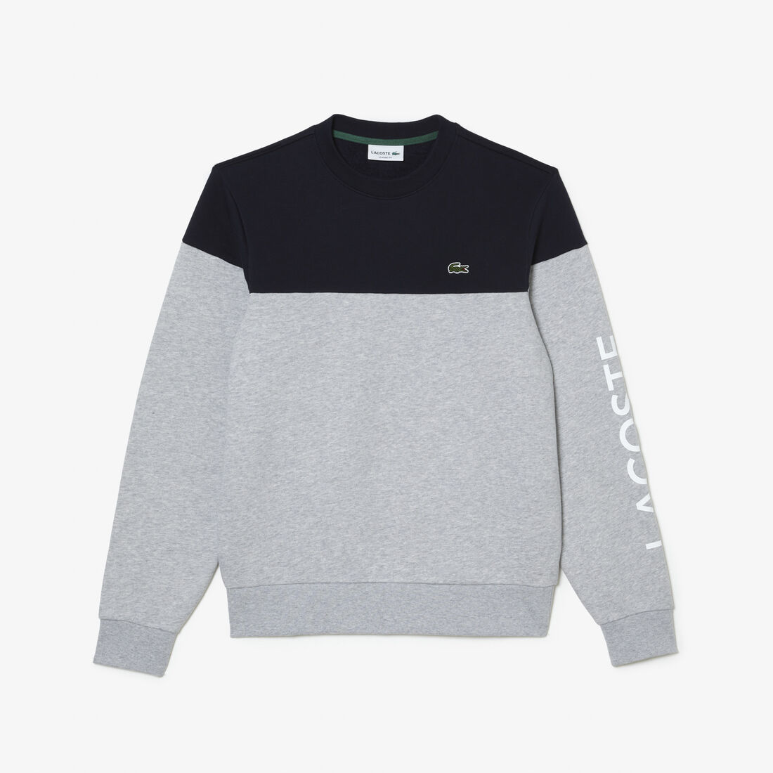 Lacoste Klassische Colourblock Branded Sweatshirts Herren Navy Blau Grau | ZMYI-41053