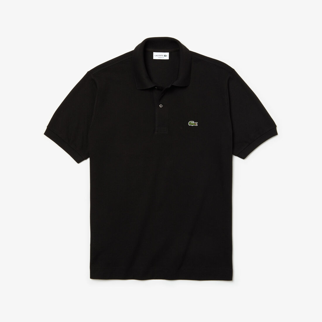 Lacoste Klassische Fit L.12.12 Polo Shirts Herren Schwarz | QSDI-08265