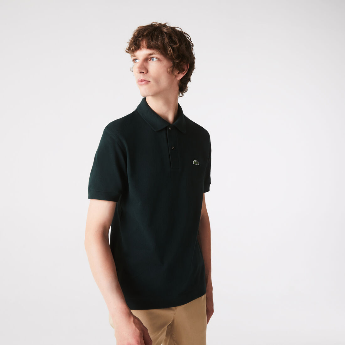 Lacoste Klassische Fit L.12.21 Organic Baumwoll Piqué Polo Shirts Herren Grün | FQEN-34901