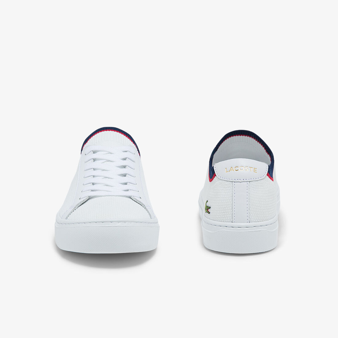 Lacoste La Piquée Textil And Leder Sneakers Herren Weiß | KRFL-74562