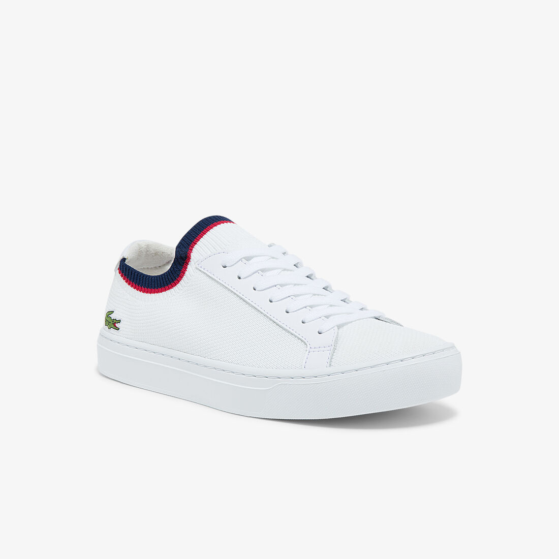 Lacoste La Piquée Textil And Leder Sneakers Herren Weiß | KRFL-74562