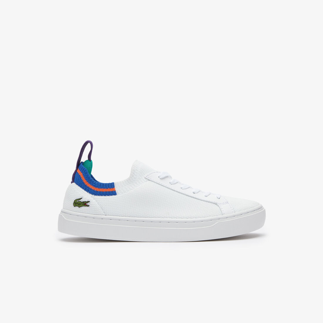 Lacoste La Piquée Textil Sneakers Damen Weiß Blau | BPHM-94562