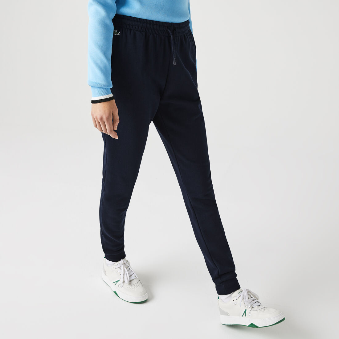 Lacoste Laufschuhe Fleece Jogging Hose Damen Blau | FYBR-27549