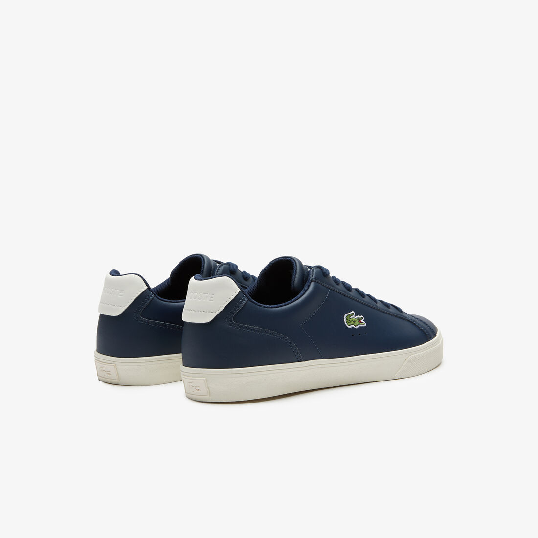 Lacoste Lerond Pro Leder Sneakers Herren Navy Weiß | VTDK-38621