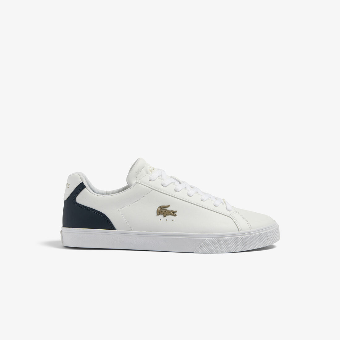 Lacoste Lerond Pro Leder Sneakers Herren Weiß Navy | YOGP-68529