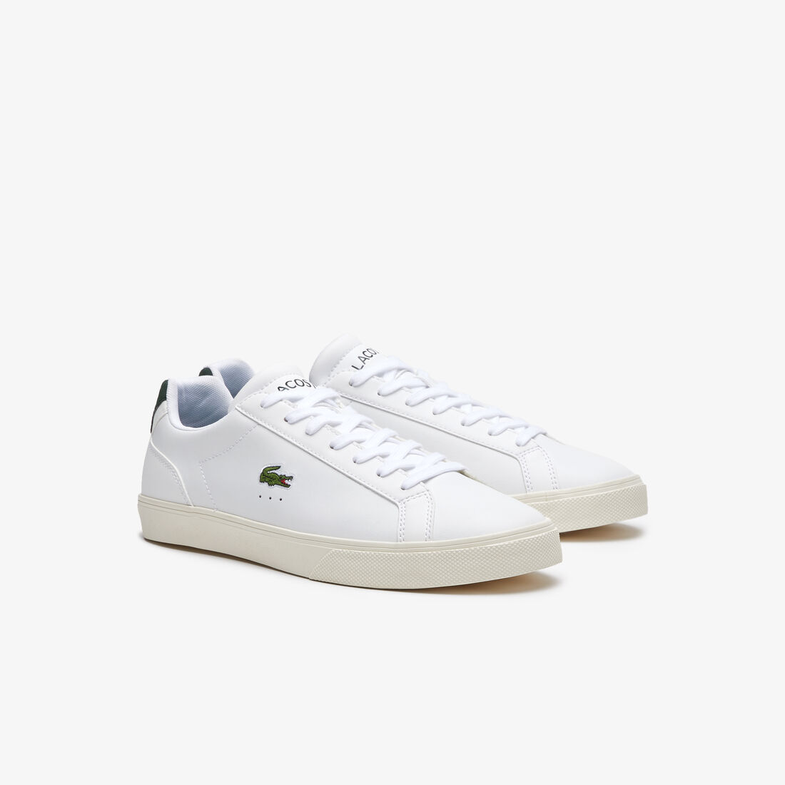 Lacoste Lerond Pro Leder Sneakers Herren Weiß Dunkelgrün | ZUQO-76912