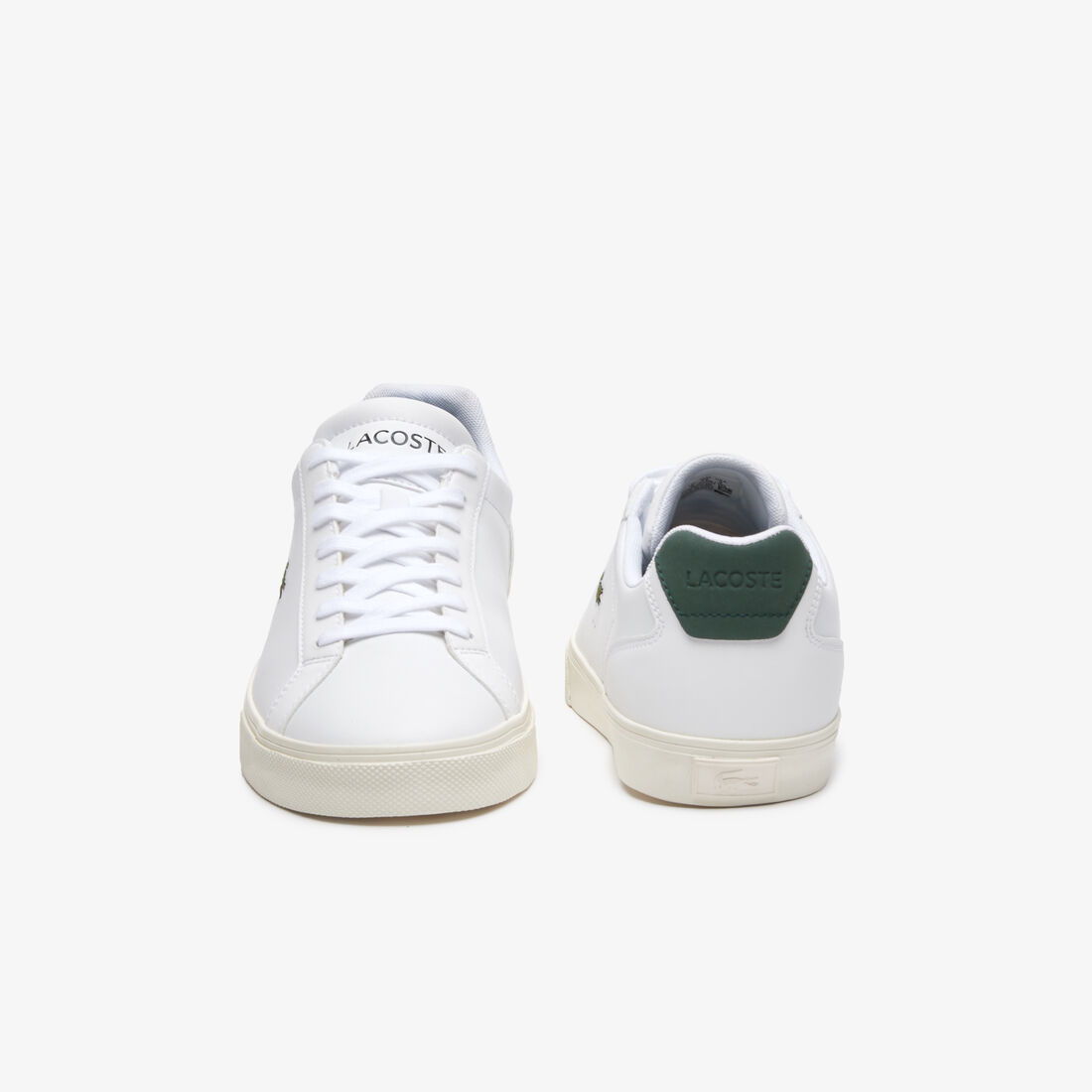 Lacoste Lerond Pro Leder Sneakers Herren Weiß Dunkelgrün | ZUQO-76912