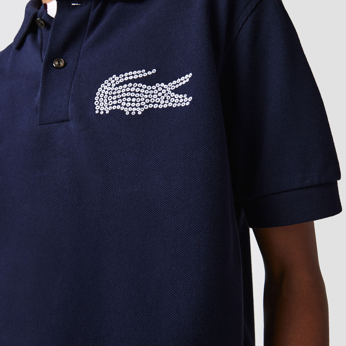 Lacoste Made In France Klassische Fit Organic Baumwoll Polo Shirts Herren Blau | LJSB-21689