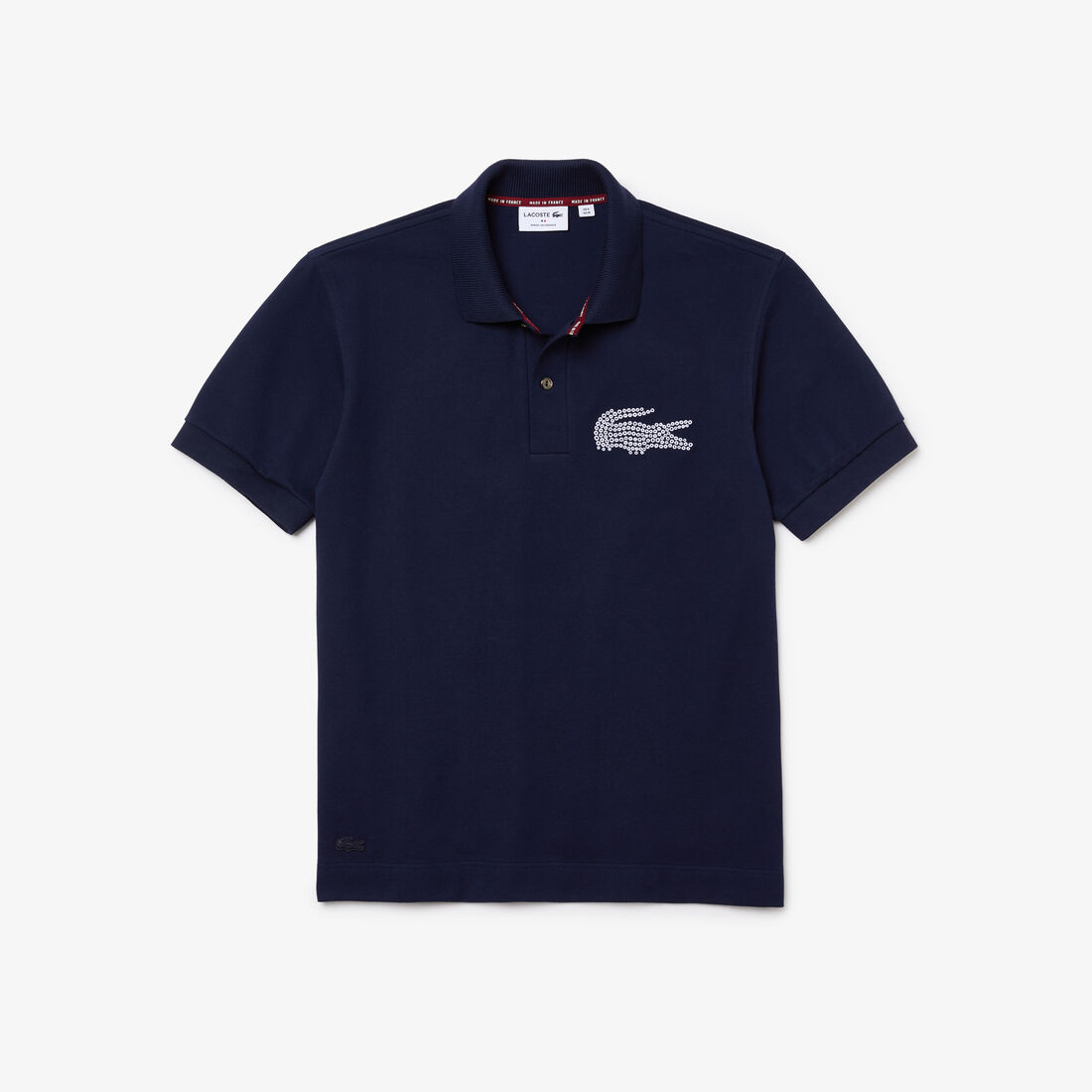 Lacoste Made In France Klassische Fit Organic Baumwoll Polo Shirts Herren Blau | LJSB-21689