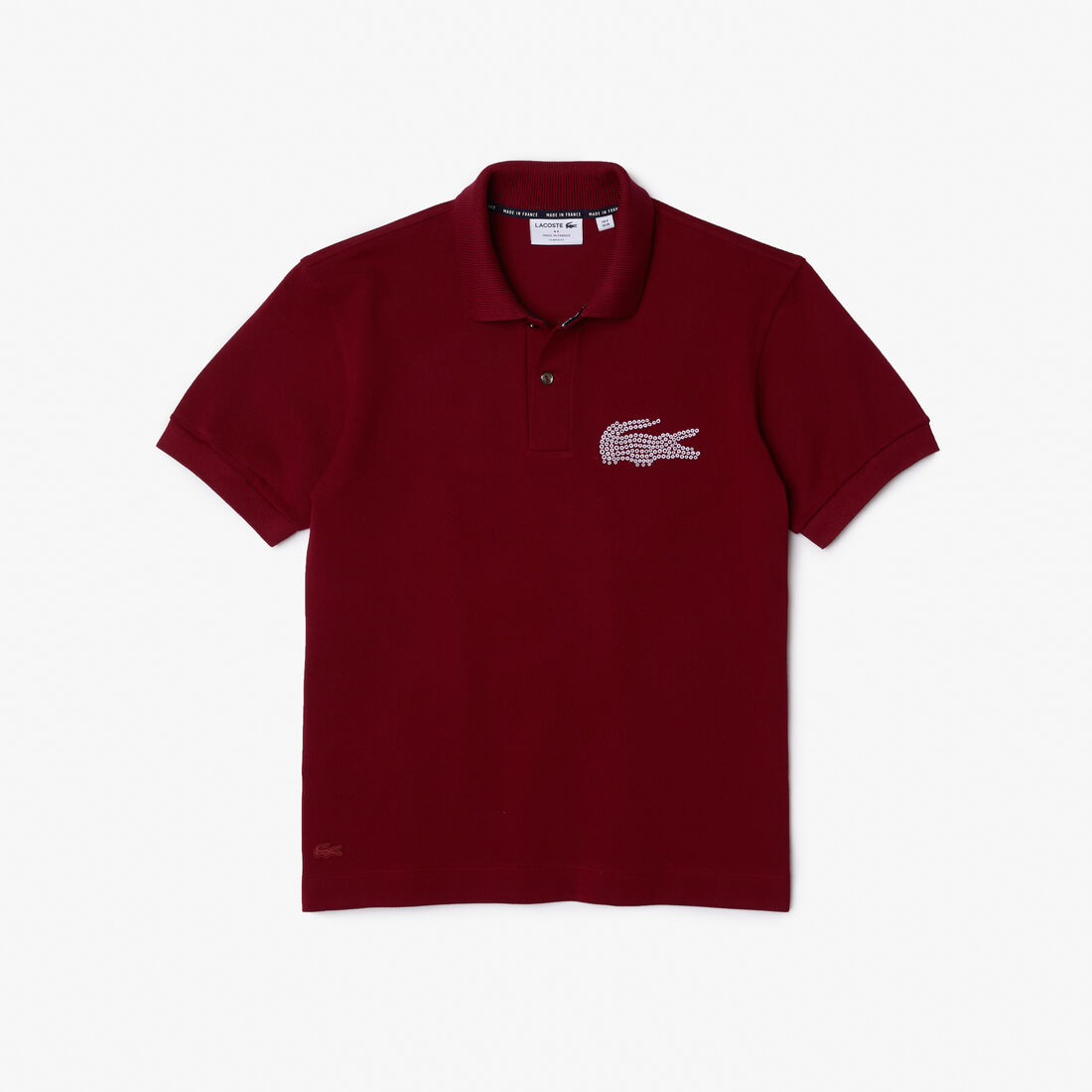 Lacoste Made In France Klassische Fit Organic Baumwoll Polo Shirts Herren Rot | NTWX-69075