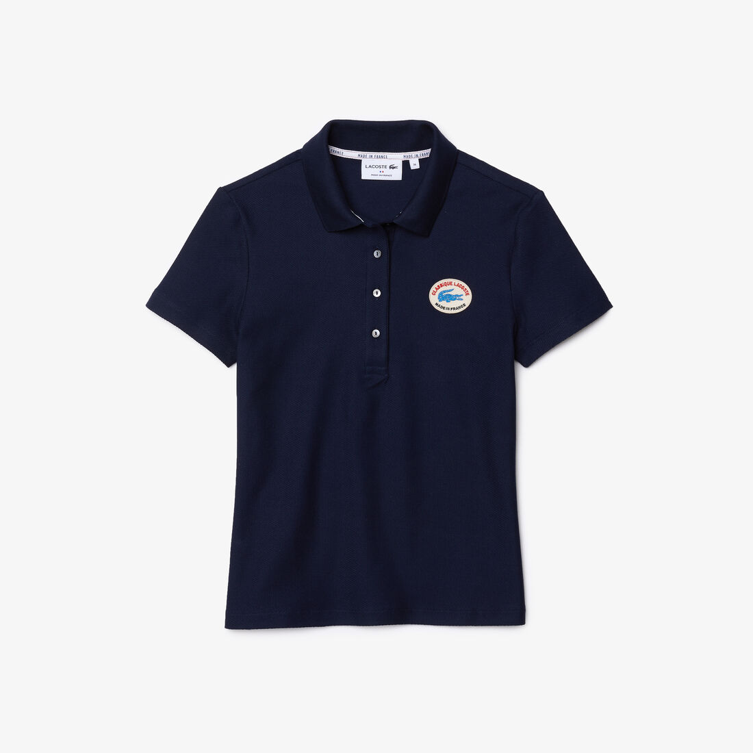 Lacoste Made In France Slim Fit Organic Baumwoll Piqué Polo Shirts Damen Navy | CEQH-36028