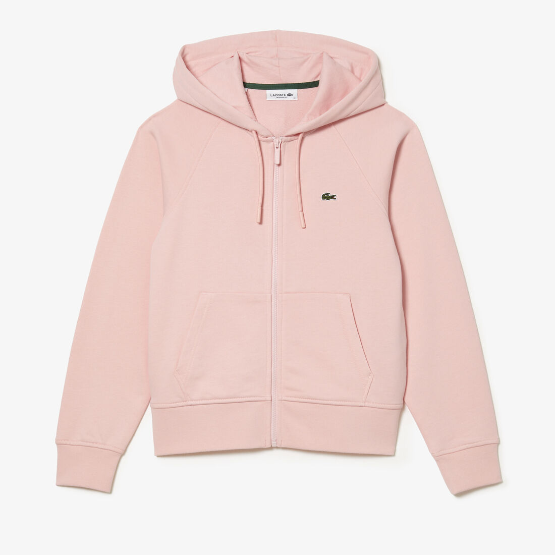 Lacoste Mit Kapuze Organic Fleece Zippered Sweatshirts Damen Rosa | YDIO-39508