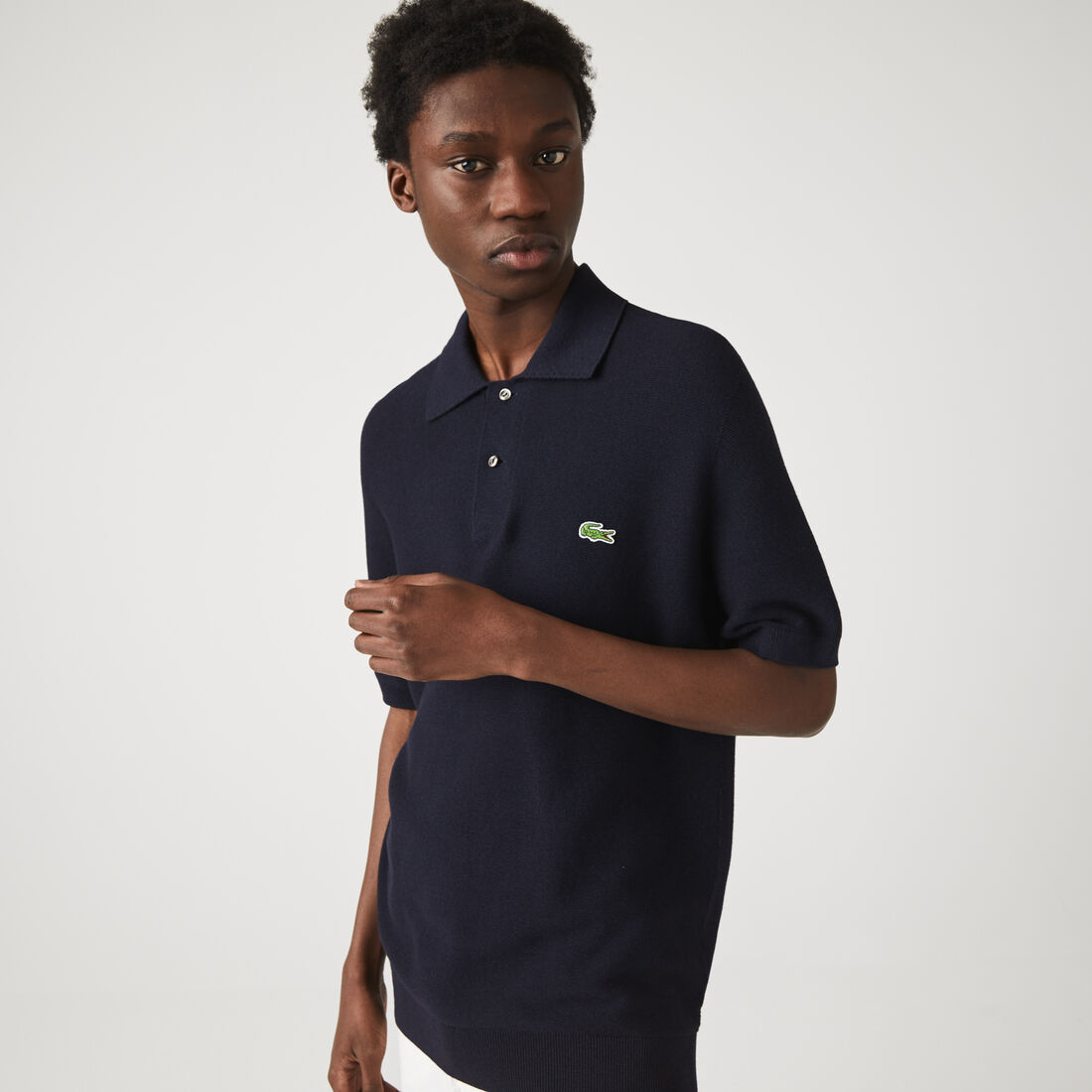 Lacoste New Klassische Baumwoll Polo Shirts Herren Schwarz | NUIY-39521