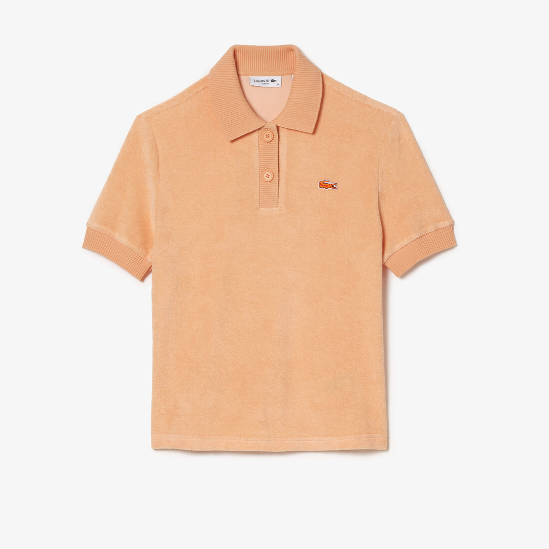 Lacoste Organic Baumwoll Terry Polo Shirts Damen Hellorange | MDQL-96017