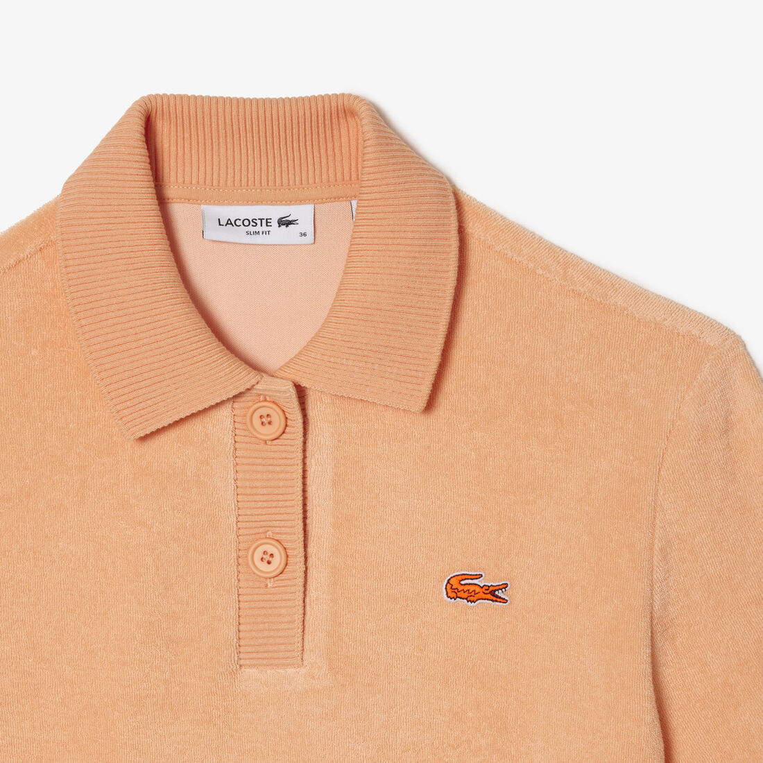 Lacoste Organic Baumwoll Terry Polo Shirts Damen Hellorange | MDQL-96017