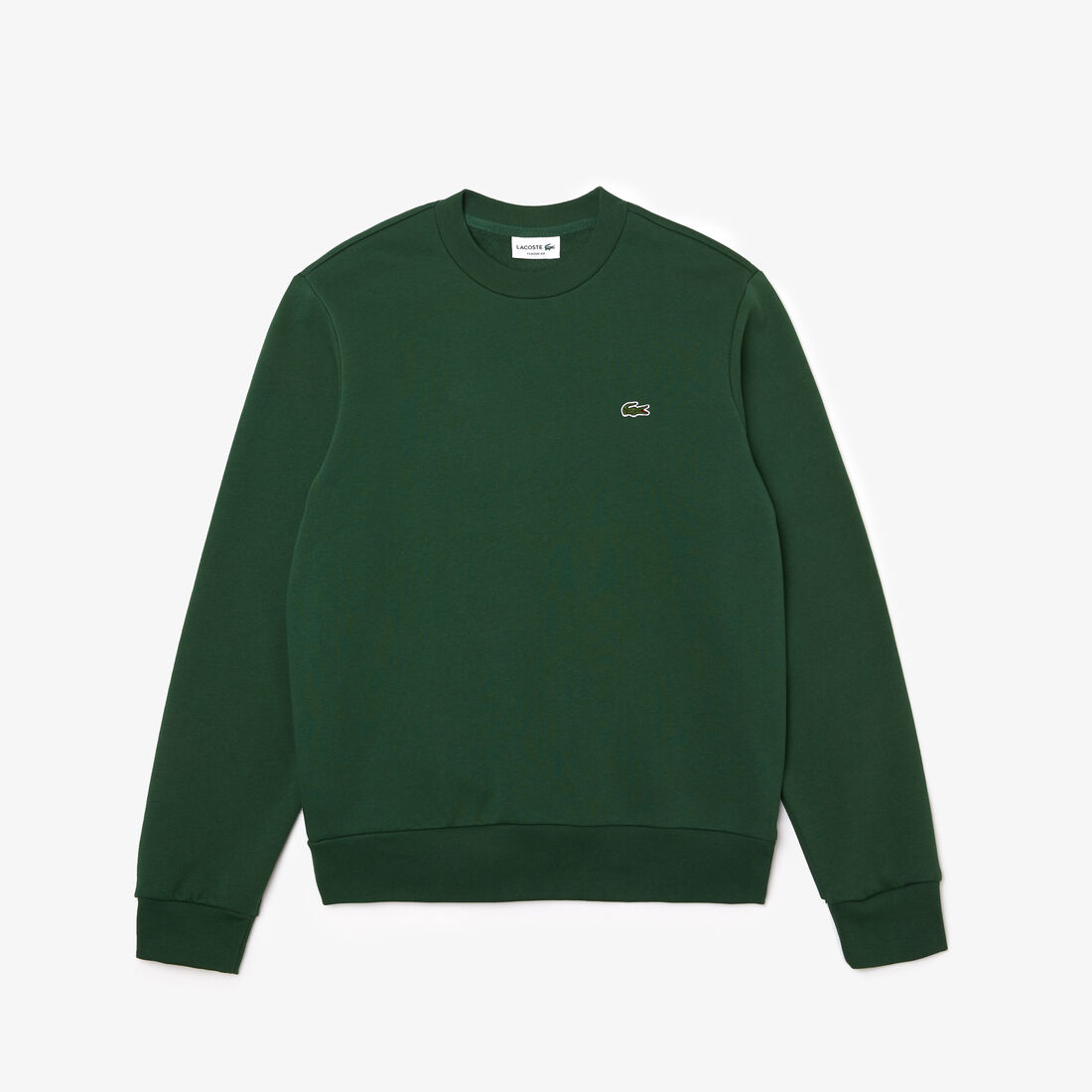 Lacoste Organic Brushed Baumwoll Sweatshirts Herren Grün | YUFA-82507