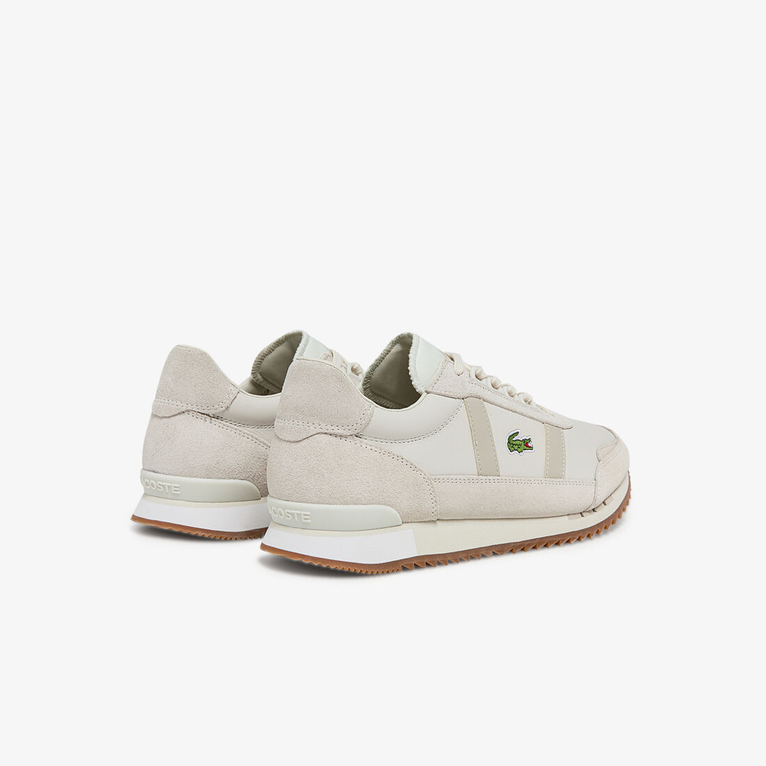 Lacoste Partner Retro Leder Sneakers Herren Weiß | MEYT-45739