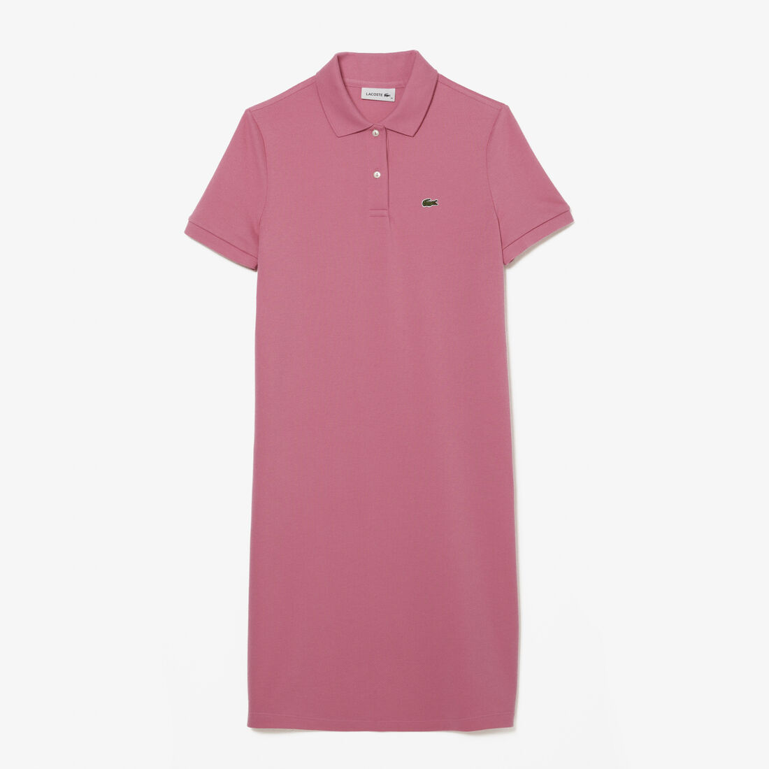 Lacoste Piqué Knit Kleider Damen Rosa | HFJY-49123