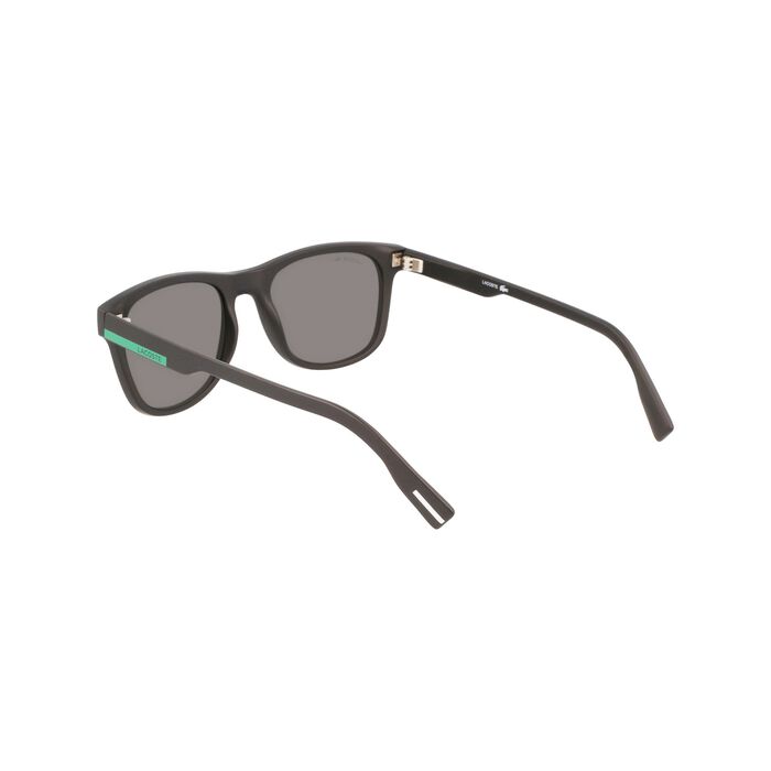 Lacoste Rectangle Plastic Colour Block Sonnenbrille Herren Schwarz | WHLK-28176