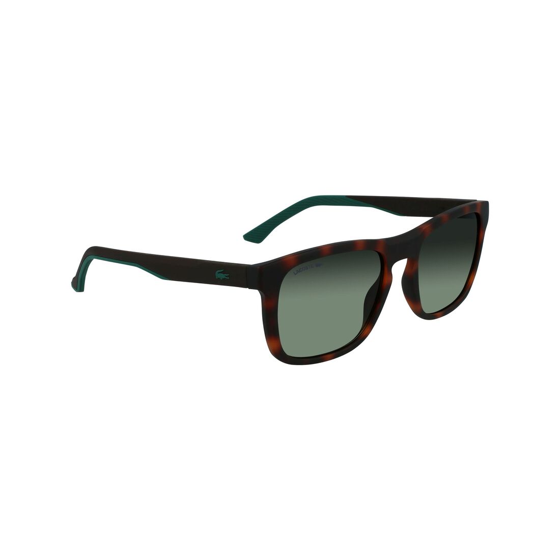 Lacoste Rectangle Sport Line Sonnenbrille Herren Grün | OESP-90671