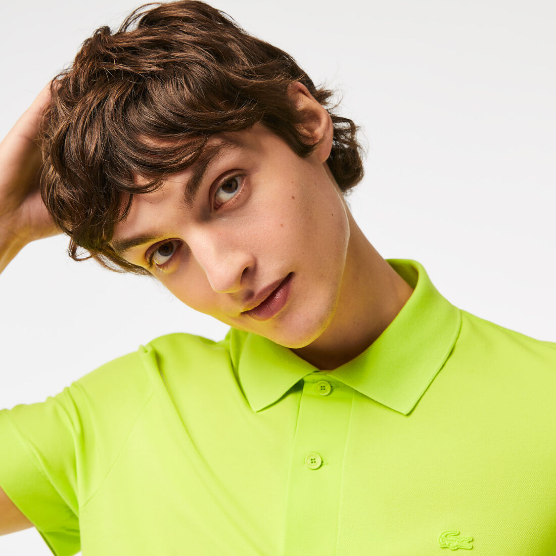 Lacoste Regular Fit Atmungsaktiv Baumwoll Piqué Polo Shirts Herren Gelb | GSQT-15297