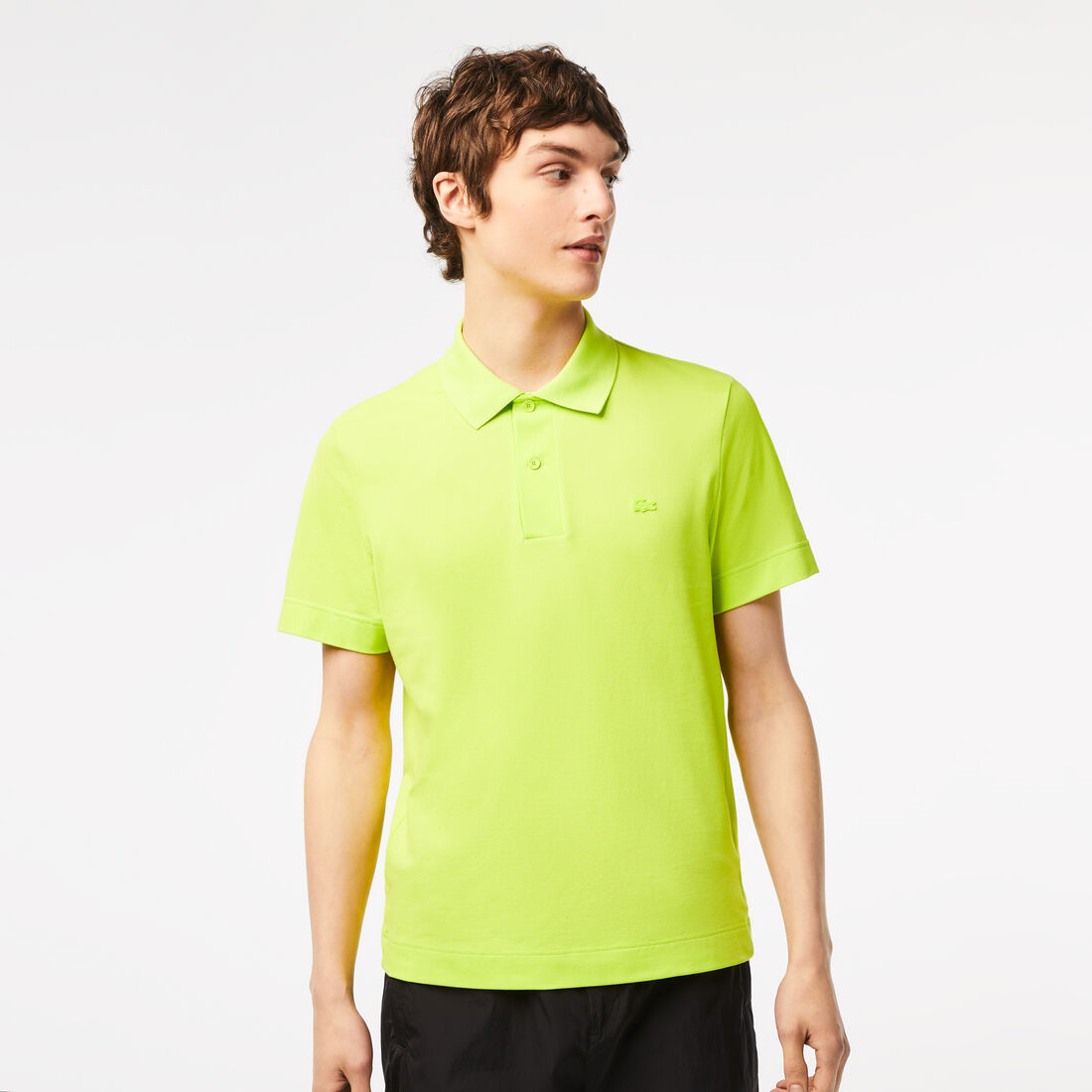 Lacoste Regular Fit Atmungsaktiv Baumwoll Piqué Polo Shirts Herren Gelb | GSQT-15297