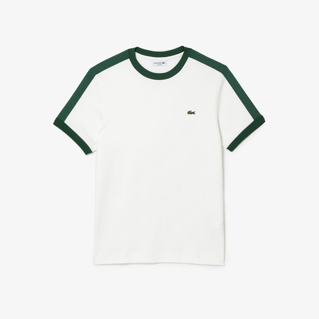 Lacoste Regular Fit Contrast Collar T-shirts Herren Weiß | EPYT-14820