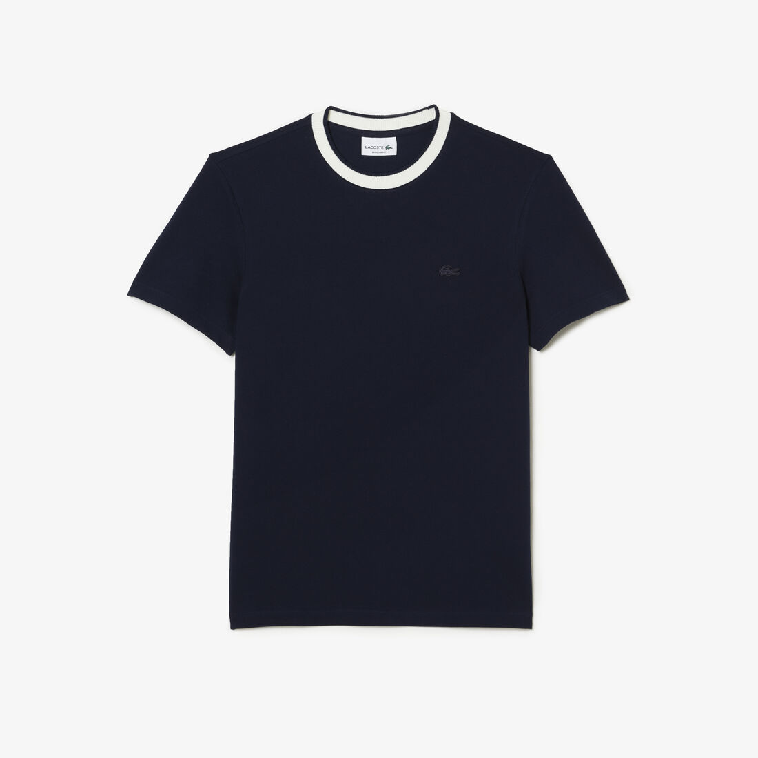 Lacoste Regular Fit Stretch Piqué T-shirts Herren Navy | WCVT-84917