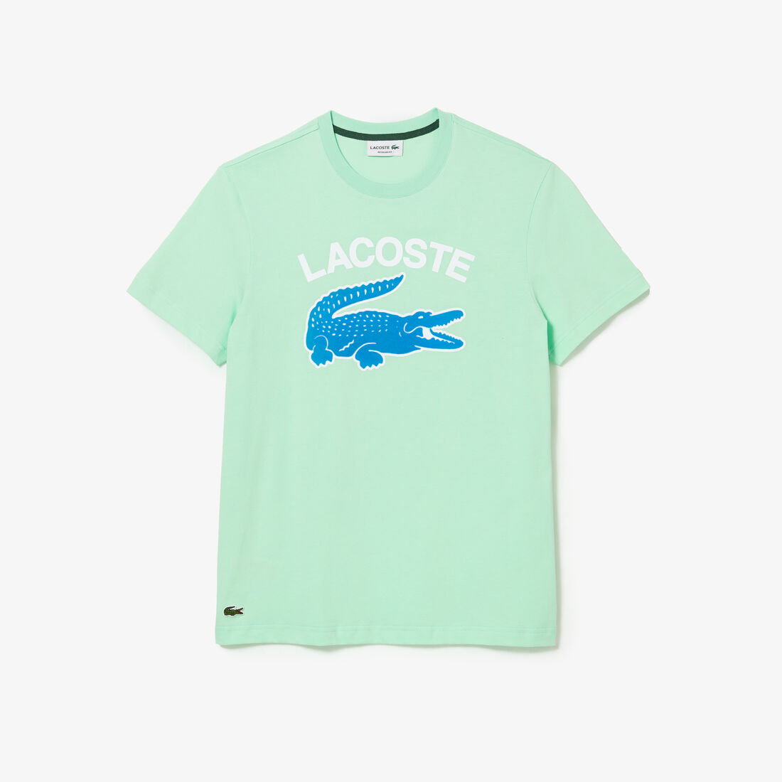 Lacoste Regular Fit Xl Crocodile Print T-shirts Herren Hellgrün | GMLH-41273