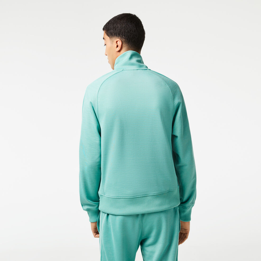 Lacoste Regular Fit Zipped Piqué Sweatshirts Herren Grün | NKFZ-78912