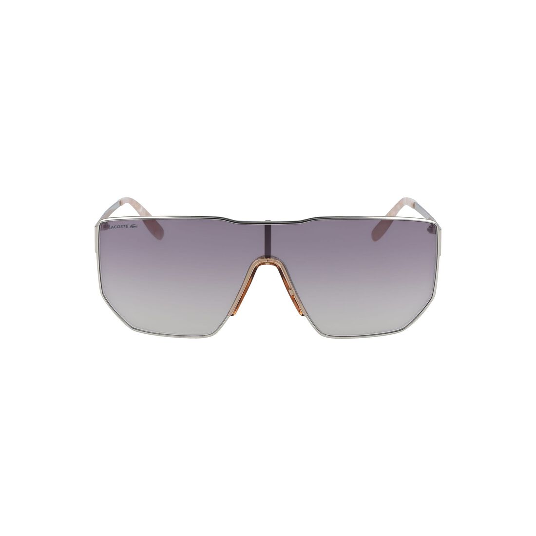 Lacoste Shield Metal Urban Corner Sonnenbrille Herren Hellgrau | CAOH-07413